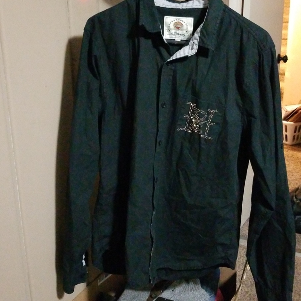 Ed Hardy button down shirt